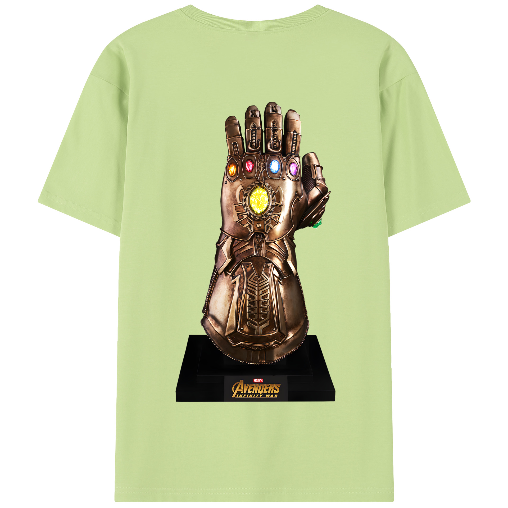 （画像用） アベンジャーズ The Avengers 綿100％半袖Tシャツ（背面プリント）